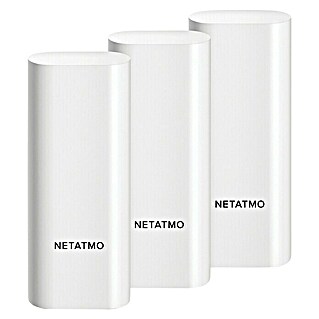 Netatmo Funk-Fensterkontakt (Weiß, L x B x H: 30,4 x 76 x 15,8 mm, 3 Stk.)