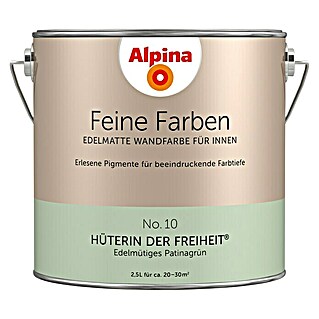 Alpina Wandfarbe Hüterin der Freiheit (2,5 l, Hüterin der Freiheit, No. 10 - Edelmütiges Patinagrün, Matt)