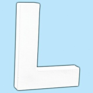 Décopatch Letra de cartón pequeña (L, Cartón, L x An x Al: 10,5 x 1,5 x 12 cm)