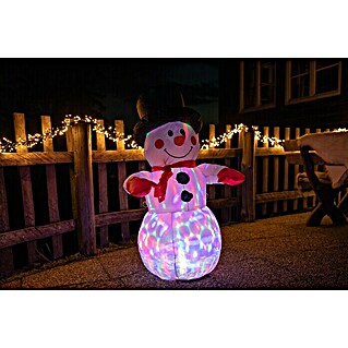 Sneeuwpop (Hoogte: 120 cm, Polyester, Led)
