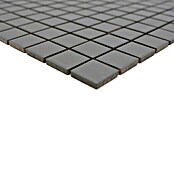 Mosaikfliese Quadrat Uni AT 950 (32,6 x 30 cm, Grau, Matt)