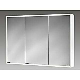 Jokey LED-Spiegelschrank Batu (B x H: 100 x 70,8 cm, Mit Beleuchtung, MDF, Weiß)