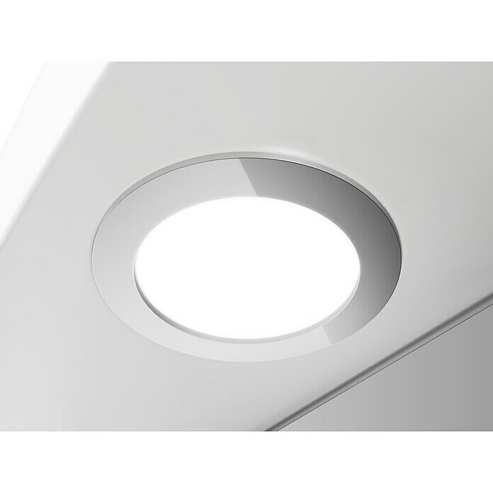 LED-Spiegelschrank Funa (B x H: 68 x 60 cm, Mit Beleuchtung, MDF, Weiß)