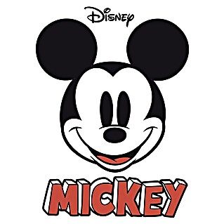 Komar Dekosticker Mickey Smile XXL (B x H: 127 x 200 cm)