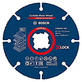 Bosch Professional Expert Disco de corte de carburo Carbide Multi Wheel (Diámetro: 115 mm)