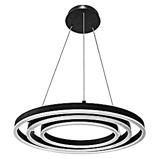 Lavida Ring LED-Pendelleuchte rund Ring (Ø x H: 50 x 120 cm)