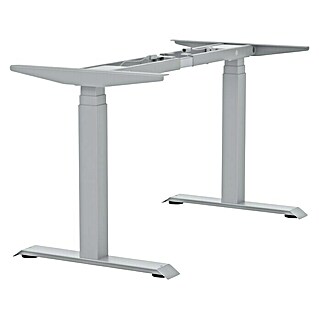 Tischgestell E-MORE (Breitenverstellbar: 1.100 mm - 1.800 mm, Höhenverstellung: 600 mm - 1.250 mm, Aluminium)