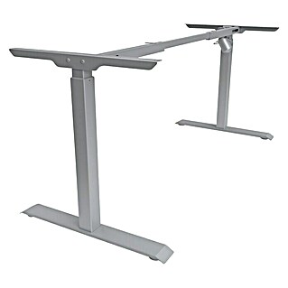 Tischgestell E-MORE (Breitenverstellbar: 1 000 mm - 1 500 mm, Höhenverstellung: 695 mm - 1 175 mm, Aluminium)