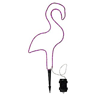 Eglo LED-Dekoleuchte Tuby (Flamingo-Form, L x B x H: 28 x 1 x 54 cm, Batteriebetrieben, Pink)
