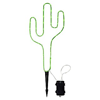 Eglo LED-Dekoleuchte Tuby (Kaktus-Form, L x B x H: 28 x 1 x 54 cm, Batteriebetrieben, Grün)