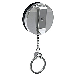 10x Schlüsselanhänger Ring Clips Schlüsselanhänger für Schlüssel Silber 25mm 