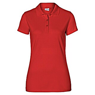 Kübler Damen-Poloshirt (Konfektionsgröße: XS, Mittelrot)