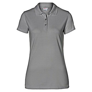 Kübler Damen-Poloshirt (Konfektionsgröße: XS, Mittelgrau)