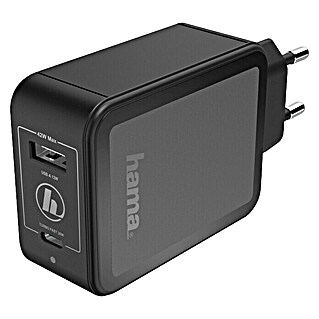 Hama USB-Ladegerät (2-fach, Schwarz, USB A-Kupplung)