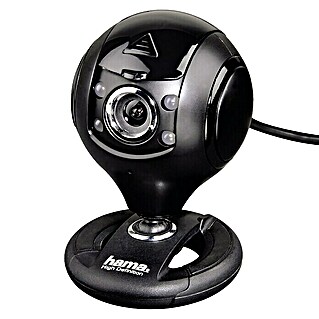 Hama Kamera HD-Webcam Spy Protect (Schwarz, Ø x H: 5,5 x 8 cm)