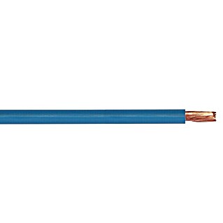 Aderleitung Meterware H07 V-K (Blau, 6 mm²)