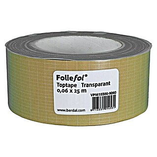 Foliefol PE-masking tape Toptape (0,06 x 25 m, Transparant)