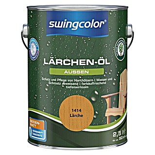 swingcolor Lärchen-Öl (Lärche, 2,5 l, Seidenmatt, Wasserbasiert)