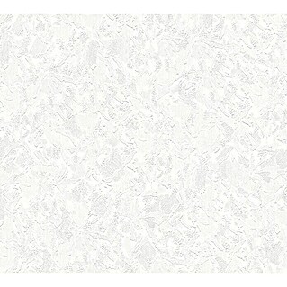AS Creation Papirnata tapeta (Bijele boje, Uni, 10,05 x 0,53 m)