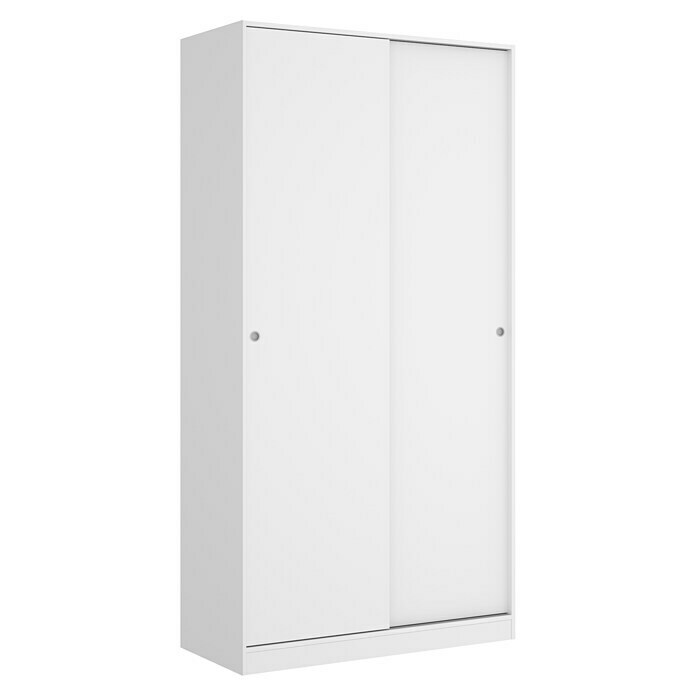 Armario para ropa con puertas correderas (L x An x Al: 50 x 100 204 cm, Blanco) | BAUHAUS