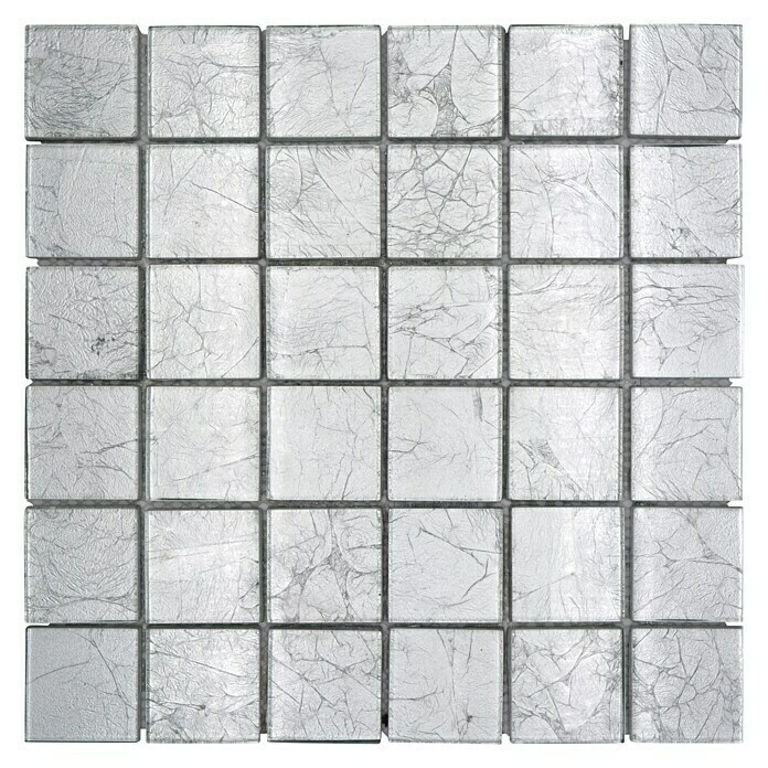 Mosaikfliese Quadrat Crystal Uni XCM 8SB26 