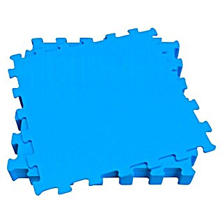 Estera de protección de suelo Puzzle (L x An: 50 x 50 cm, Azul)