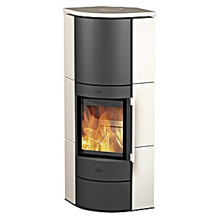 Fireplace Kaminofen Adelaide (6 kW, Raumheizvermögen: 108 m³, Verkleidung: Keramik, Schwarz)
