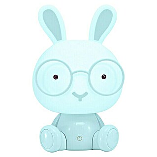 Idp Lampshades Lámpara de sobremesa LED Bunny (3 W, Ø x Al: 19,5 x 30 cm, Azul)