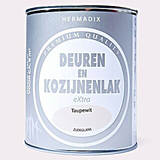 Hermadix Lak voor kozijnen en deuren taupewit (Taupewit, 750 ml, Zijdeglans)