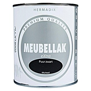 Hermadix Lak voor meubels Puur Zwart (Puur Zwart, 750 ml, Mat)