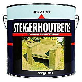 Hermadix Houtbeits voor steigerhout zeegroen (Zeegroen, 2,5 l, Mat)