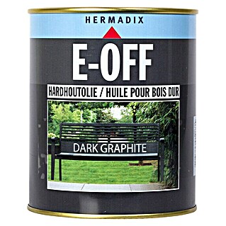 Hermadix Hardhoutolie E-OFF Dark Graphite (750 ml, Dark Graphite, Mat)