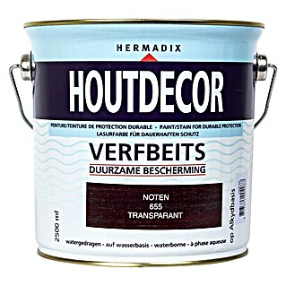 Hermadix Houtbeits houtdecor 655 noten (Noten, 2,5 l, Zijdeglans)
