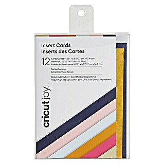 Cricut Joy Einlegekarten-Set Insert Cards (12 -tlg., Sensei Sampler, L x B: 15,9 x 11,4 cm)
