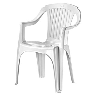 Vrtna stolica Verona (D x Š x V: 56 x 44 x 80 cm, Bijele boje)