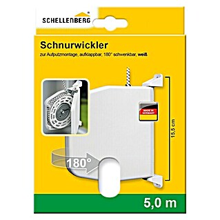 Schellenberg Rollladen-Gurtwickler (Aufputz, Lochabstand: 155 mm)