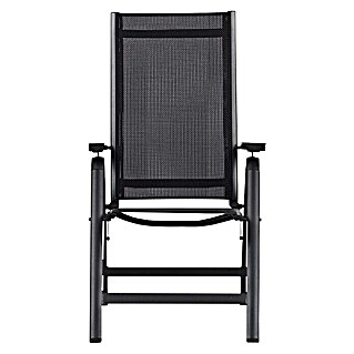 Sklopiva stolica s pozicijama (D x Š x V: 66 x 58 x 110 cm, Crne boje)