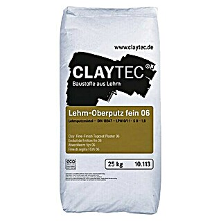 Claytec Lehm-Oberputz Fein 06 (25 kg)