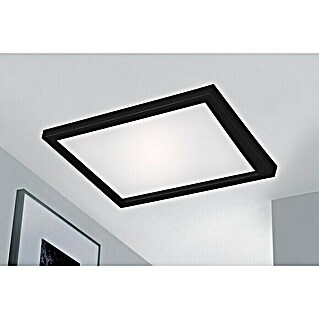 Briloner LED-Deckenleuchte (24 W, L x B x H: 44,5 x 44,5 x 8 cm, Schwarz, Warmweiß)