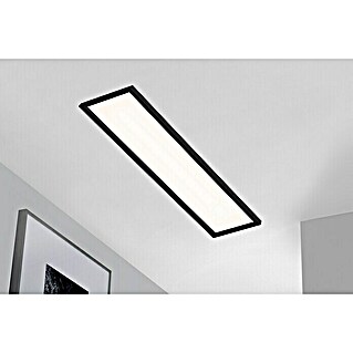 Briloner LED-Deckenleuchte (36 W, L x B x H: 119,5 x 29,5 x 8 cm, Schwarz, Warmweiß)