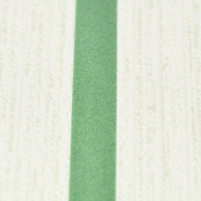 Rasch Rock'n Rolle Vliestapete Stripes (Grün, Streifen, 10,05 x 0,53 m)